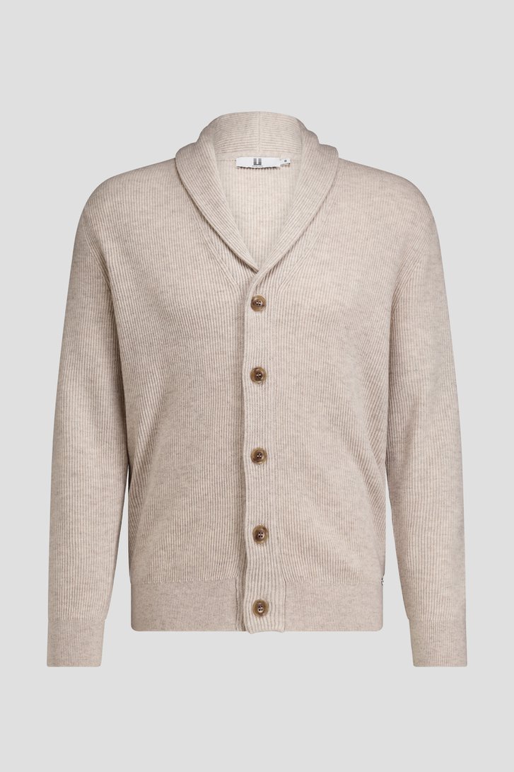 Photo produit 1 de Cardigan beige en maille de Upper East pour Hommes