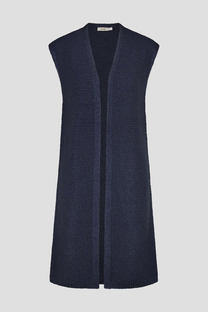 Cardigan bleu sans manches de Libelle pour Femmes