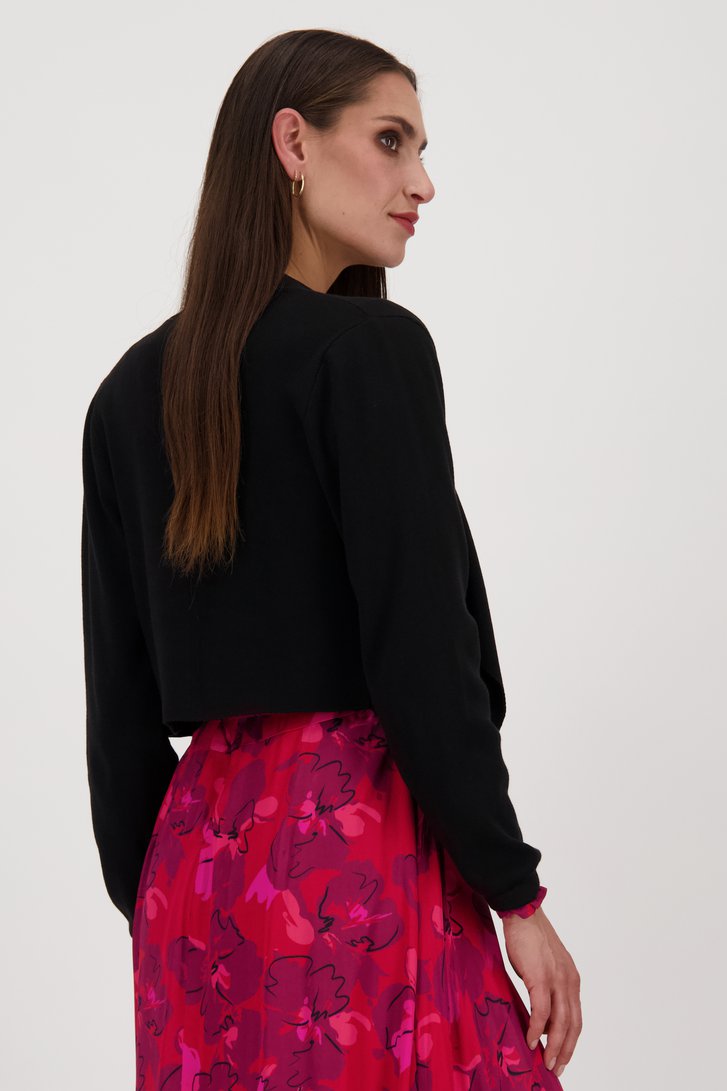 Cardigan court noir	 de More & More pour Femmes
