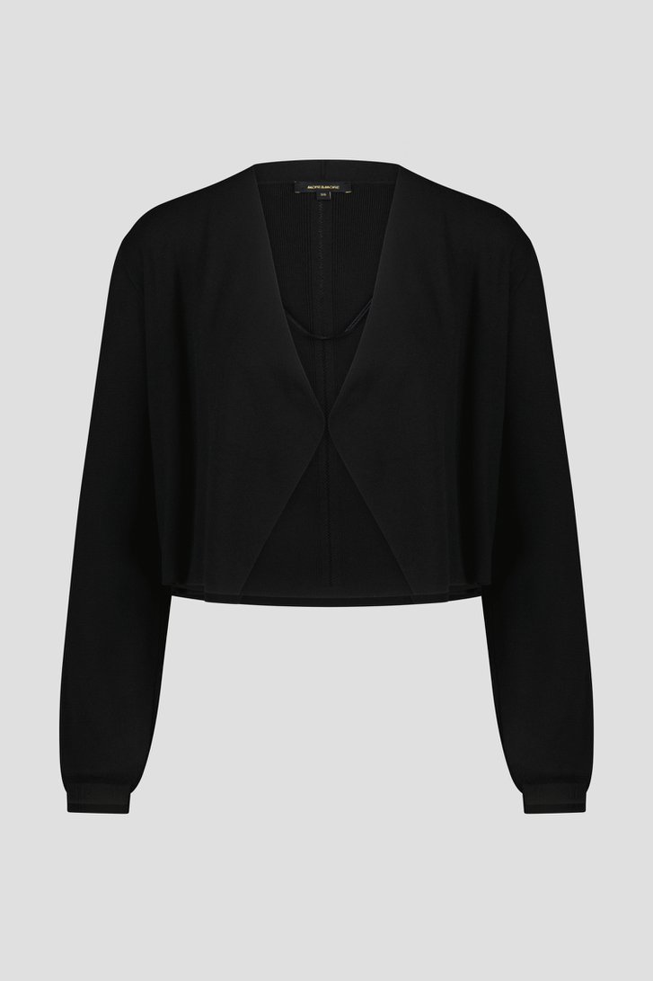 Cardigan court noir	 de More & More pour Femmes