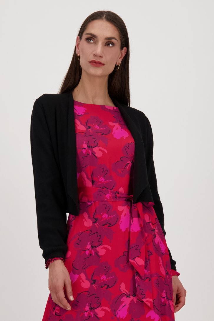 Cardigan court noir	 de More & More pour Femmes