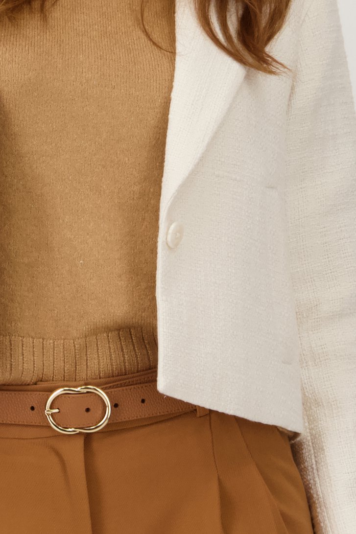 Cardigan écru en bouclé de Libelle pour Femmes