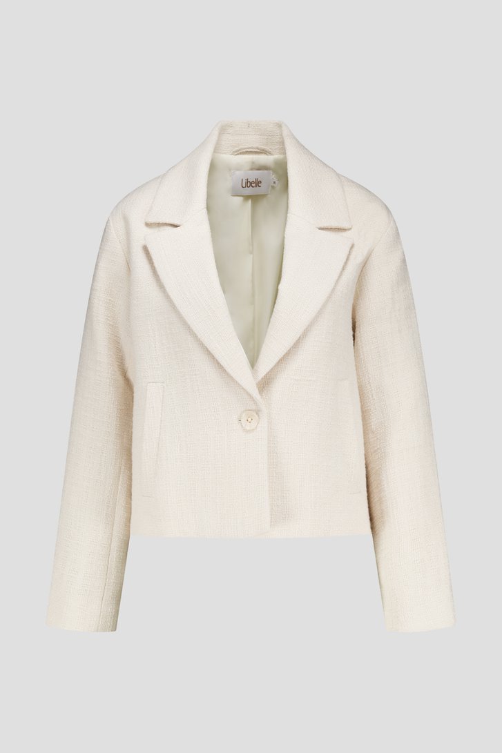 Cardigan écru en bouclé de Libelle pour Femmes