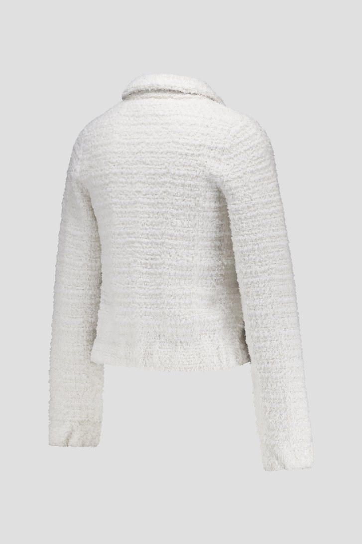 Cardigan écru en bouclette de D'Auvry pour Femmes