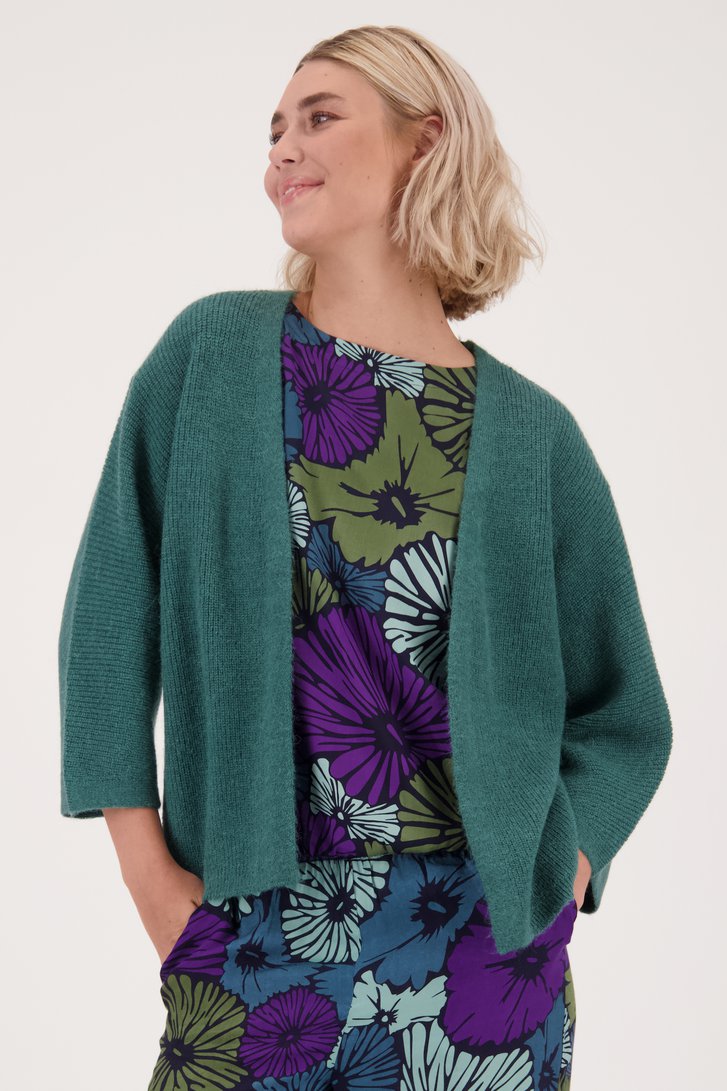 Cardigan en maille vert de Libelle pour Femmes
