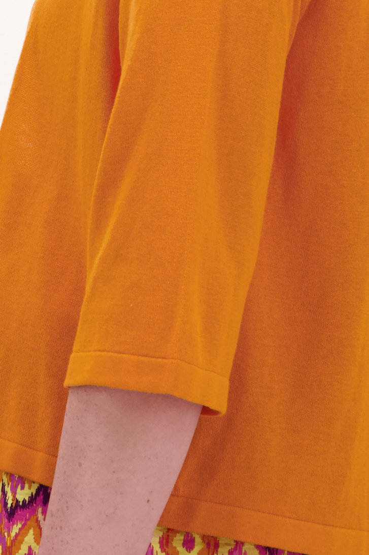 Cardigan fin orange de Libelle pour Femmes