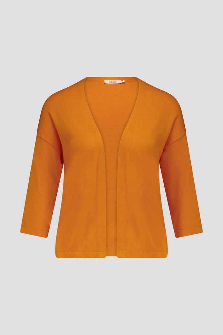 Cardigan fin orange de Libelle pour Femmes