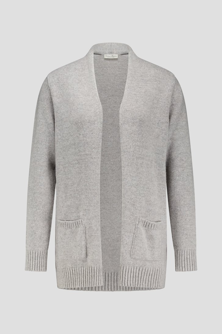 Cardigan gris sans boutons de Barbara Lebek pour Femmes