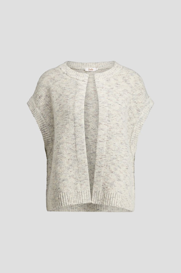 Photo produit 1 de Cardigan gris sans manches de Libelle pour Femmes