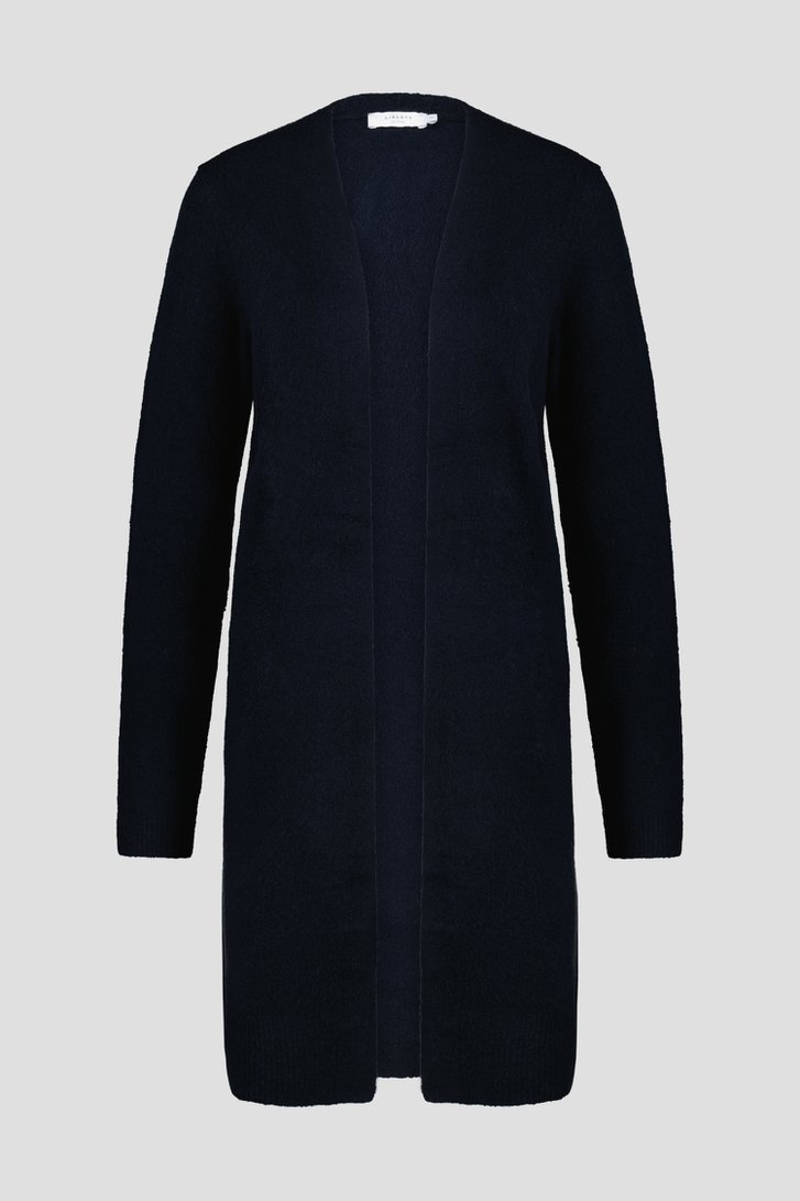 Cardigan long bleu foncé de Liberty Island pour Femmes