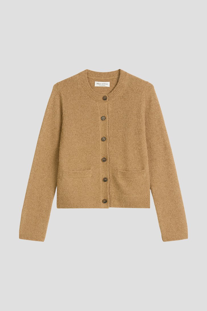 Photo produit 1 de Cardigan marron à boutons de Marc O'Polo pour Femmes
