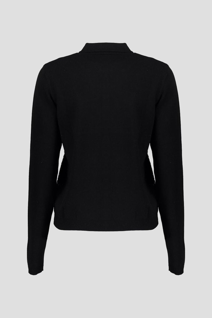 Photo produit 2 de Cardigan noir avec paillettes de Geisha pour Femmes