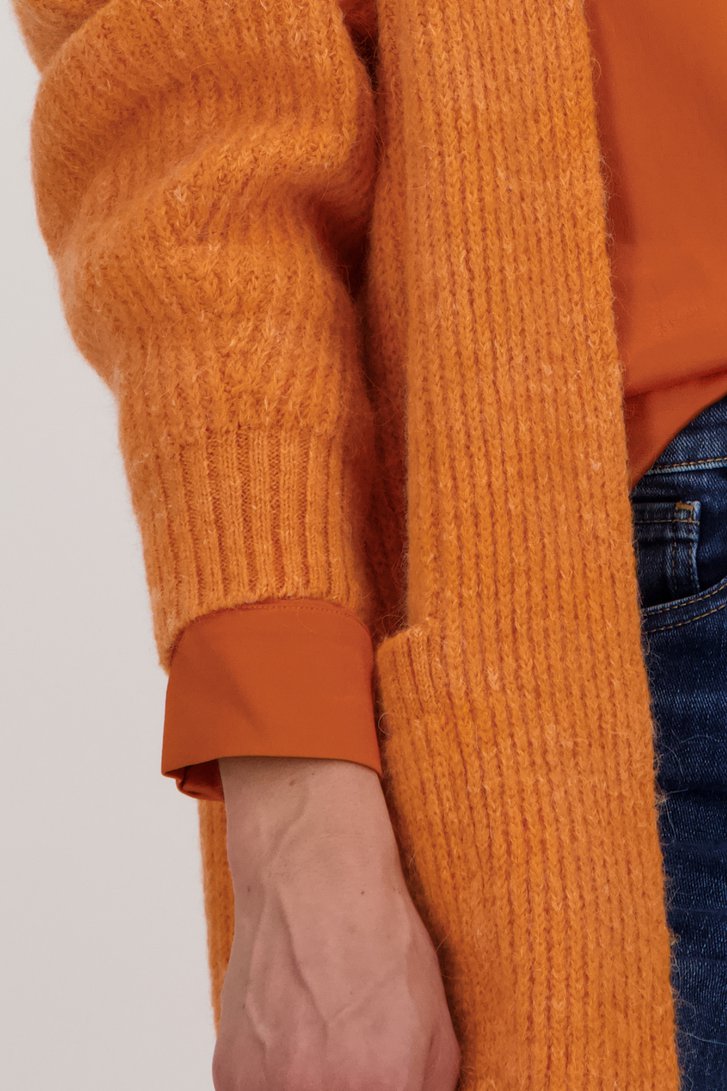 Cardigan orange de D'Auvry pour Femmes