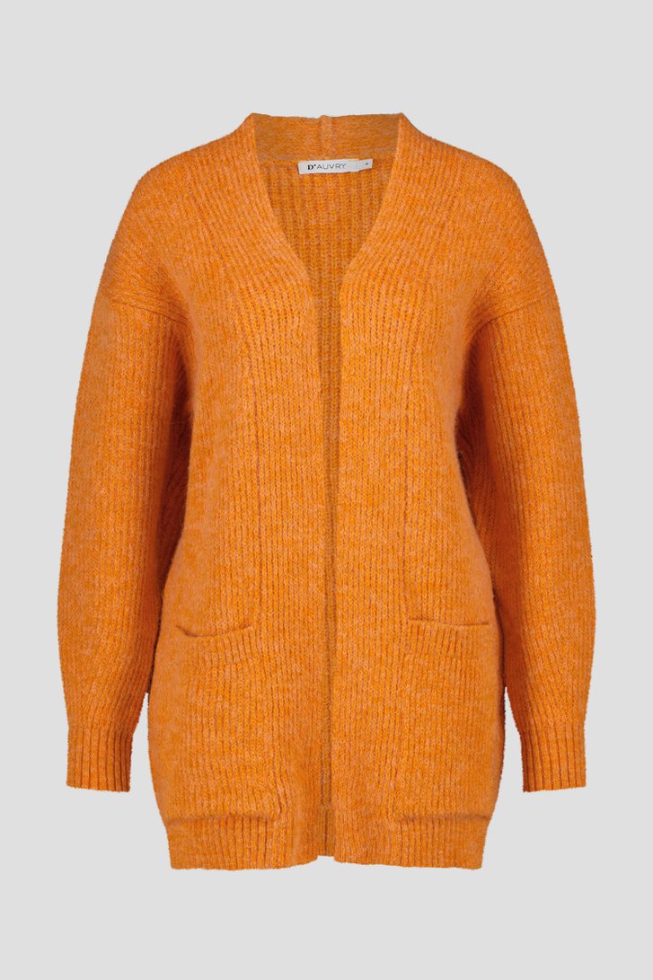 Cardigan orange de D'Auvry pour Femmes