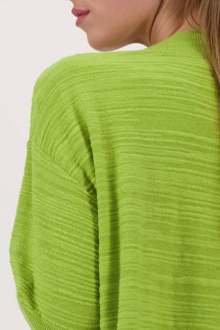 Cardigan vert à manches courtes de Libelle pour Femmes