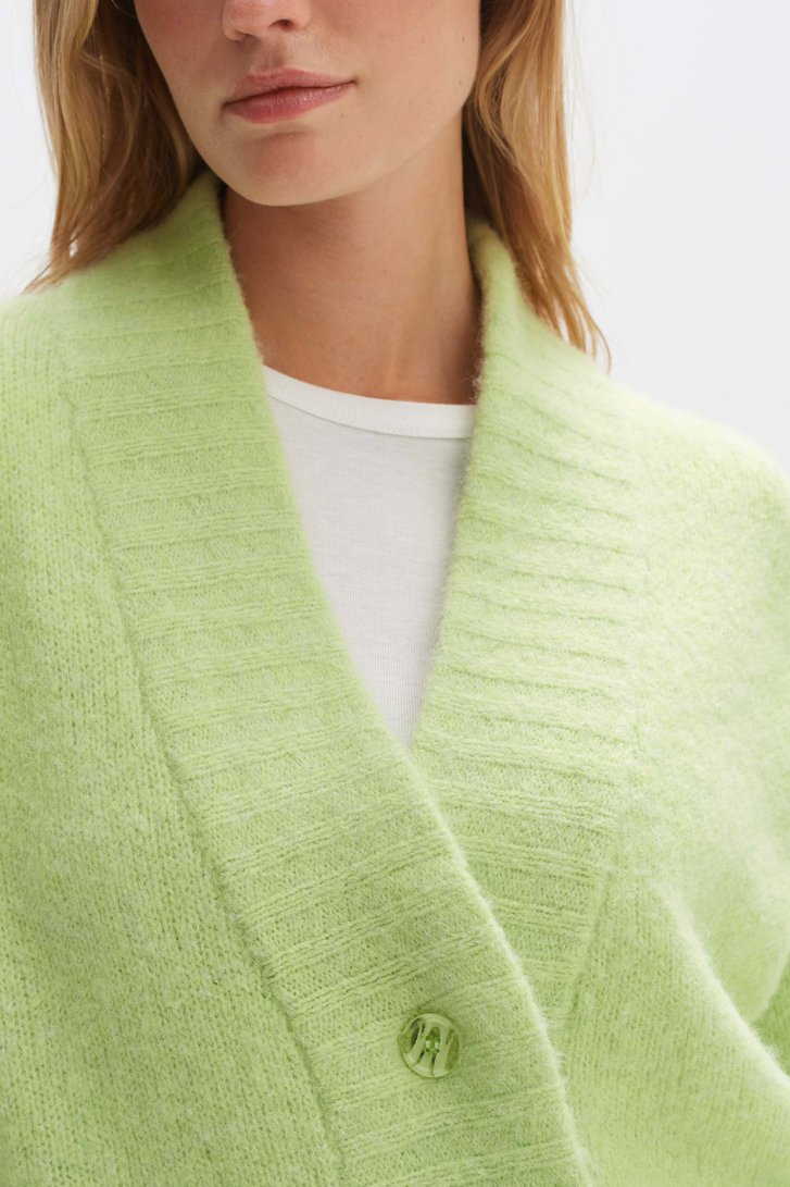Cardigan vert clair de Opus pour Femmes