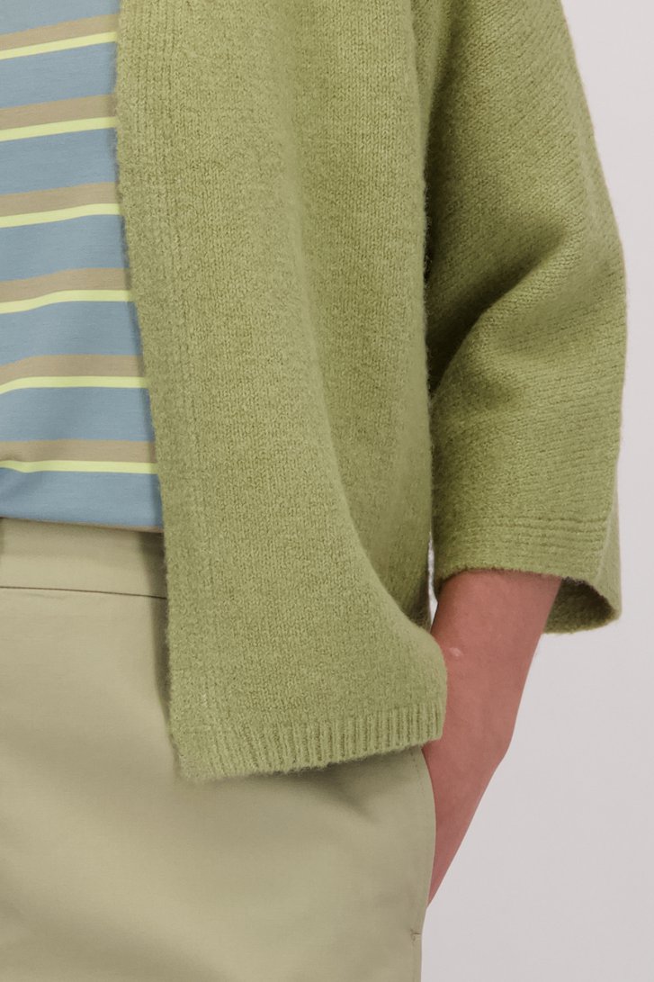 Détail de Cardigan vert tendre de Libelle pour Femmes