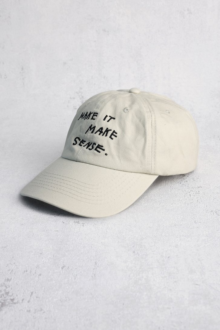 Casquette beige avec imprimé noir	 de ONLY & SONS pour Hommes