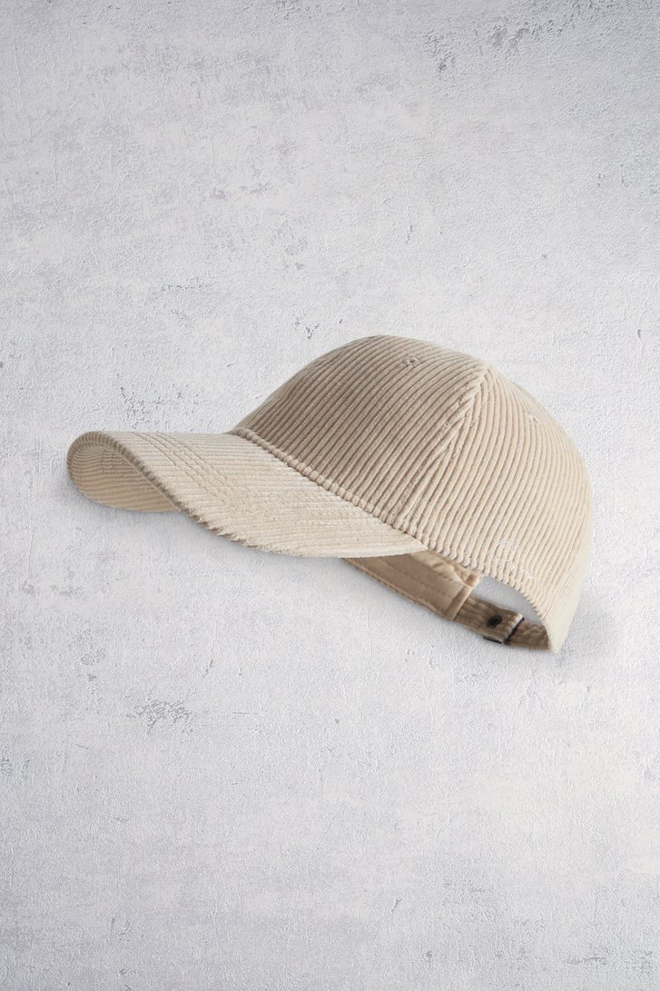 Le dos de Casquette en velours côtelé beige de Opus pour Femmes