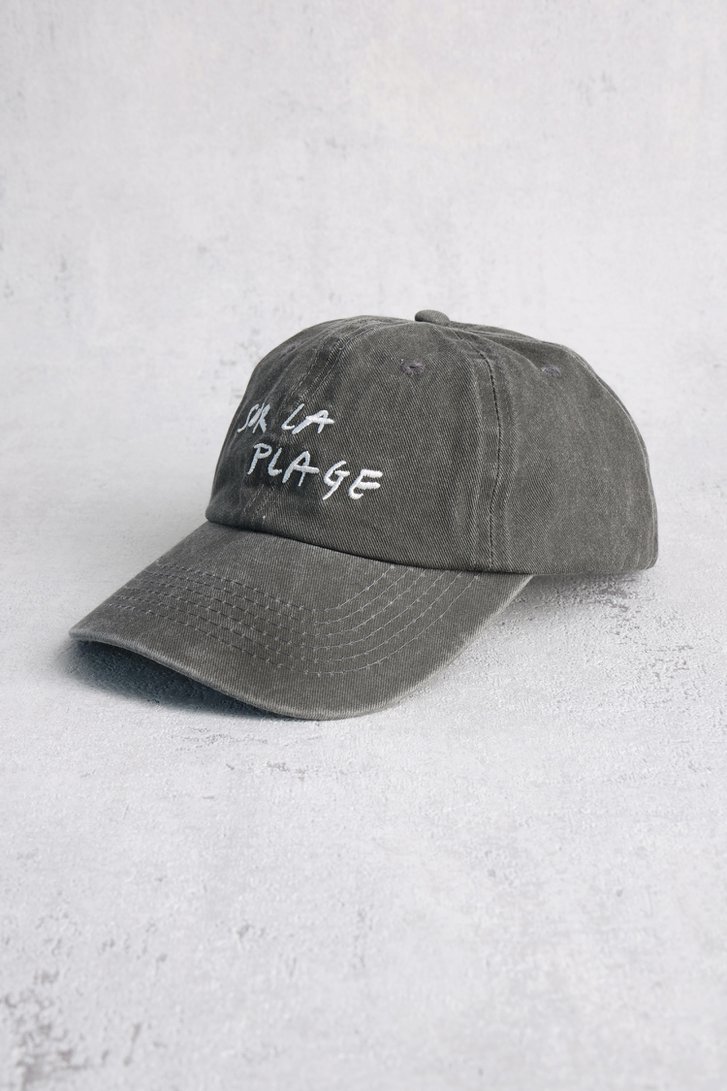 Casquette gris foncé avec imprimé blanc de ONLY & SONS pour Hommes