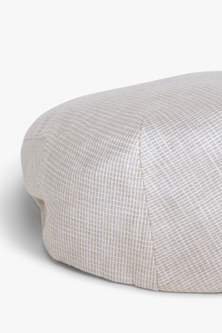 Casquette plate beige de Michaelis pour Hommes