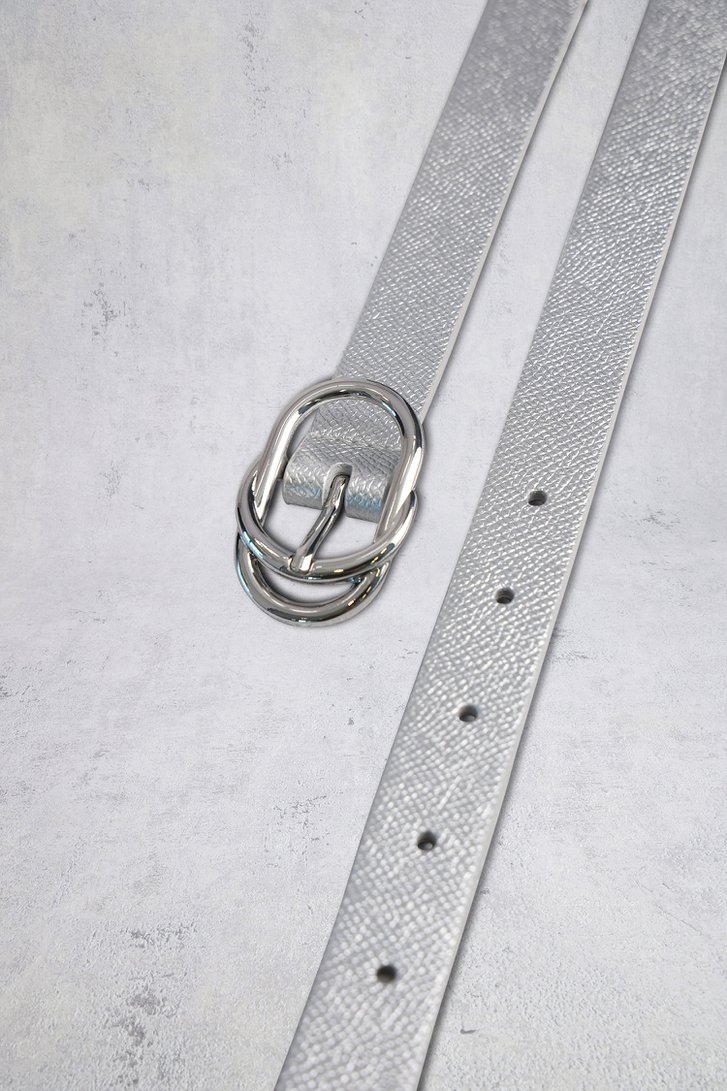 Photo produit 1 de Ceinture argentée avec boucle de Libelle pour Femmes