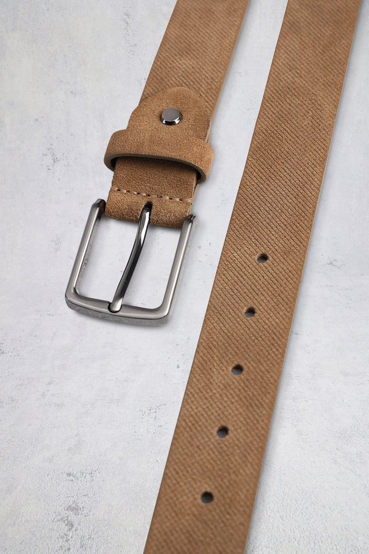 Photo produit 1 de Ceinture en cuir marron de Liberty Island pour Hommes