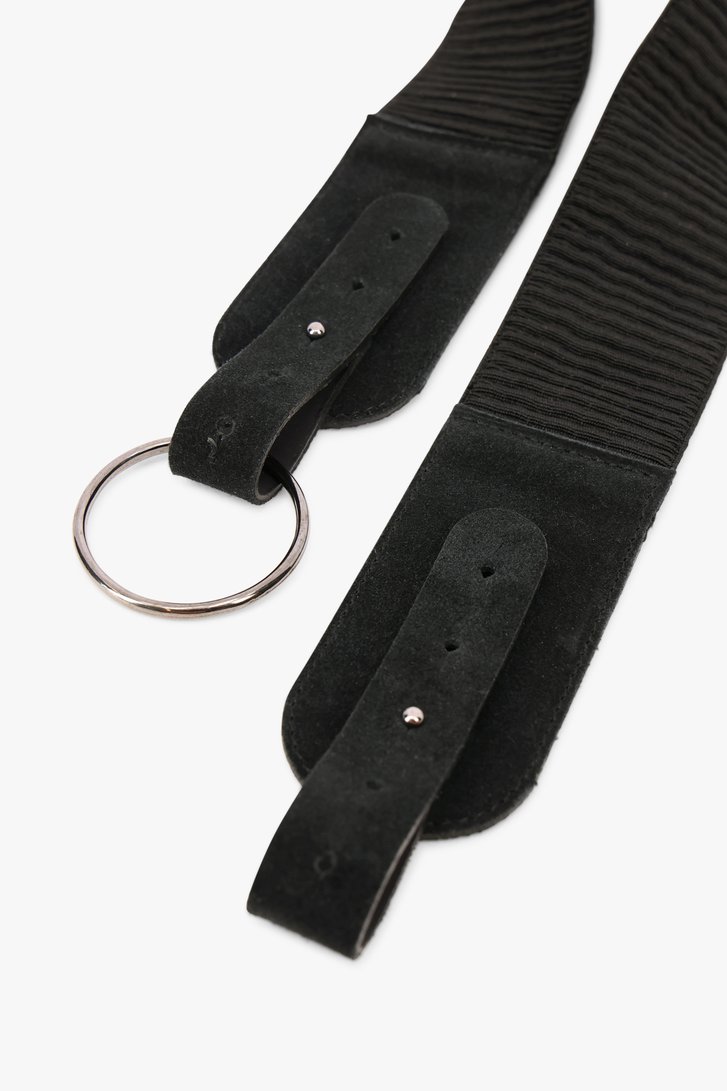 Ceinture en daim noir	 de Louise pour Femmes