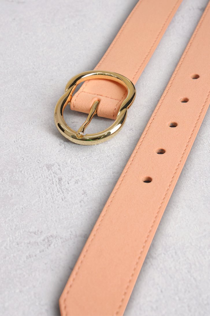 Ceinture rose avec boucle dorée de Libelle pour Femmes