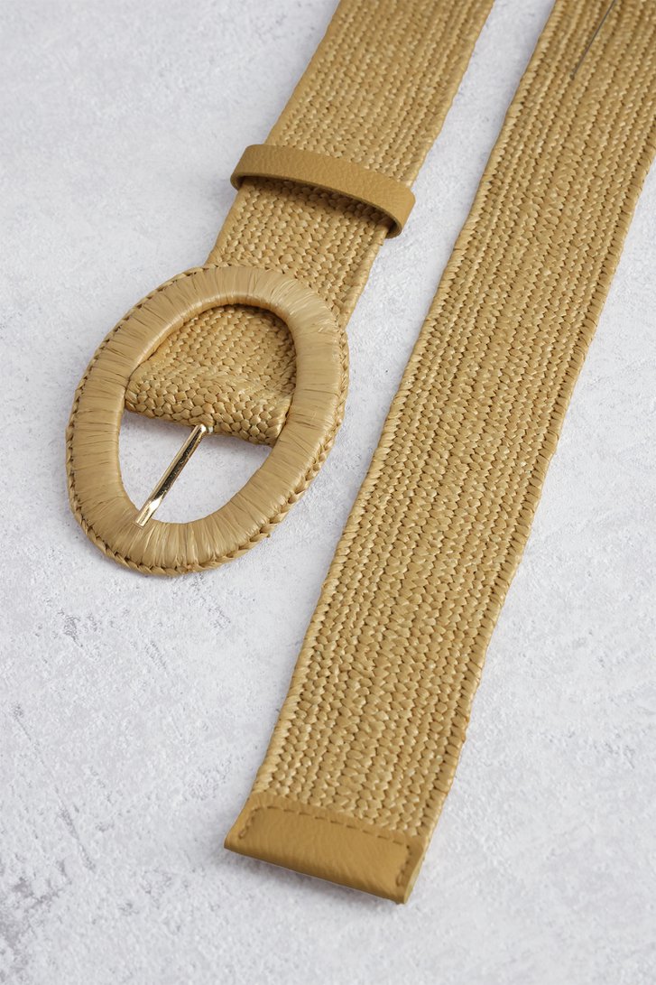 Photo produit 1 de Ceinture tressée beige de Liberty Island pour Femmes