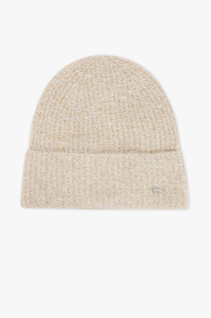 Chapeau beige clair scintillant	 de Opus pour Femmes
