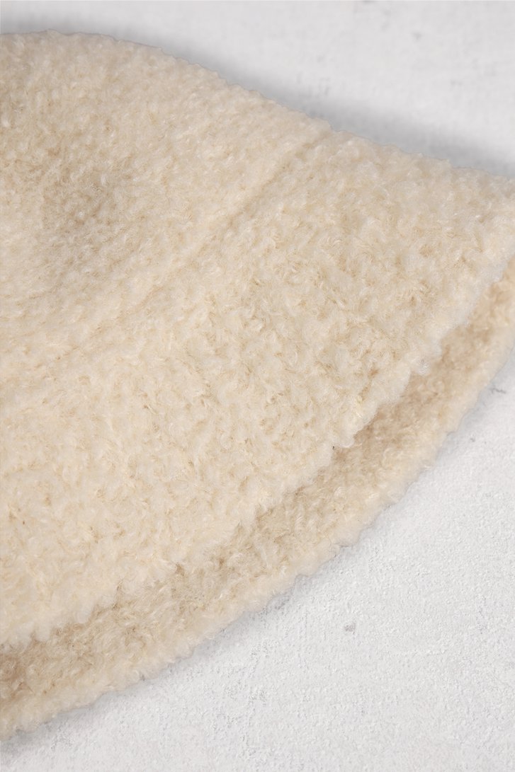 Photo produit 1 de Chapeau écru en teddy de Modeno pour Femmes