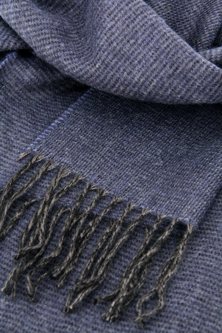 Photo produit 1 de Écharpe d'hiver en bleu foncé et gris de Michaelis pour Hommes