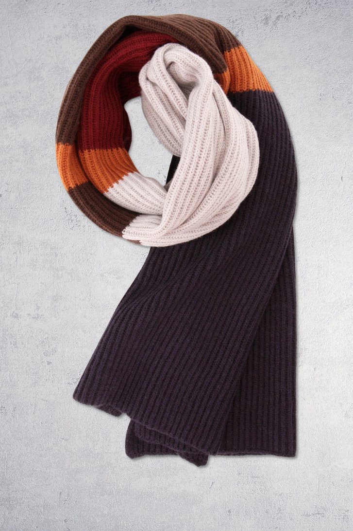 Photo produit 3 de Écharpe tricotée avec colour block	 de Ravøtt pour Hommes