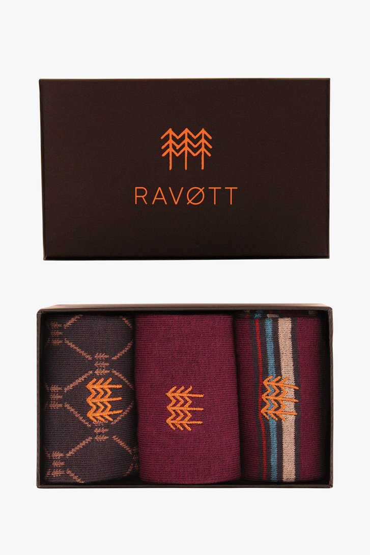 chaussettes - 3 paires de Ravøtt pour Hommes