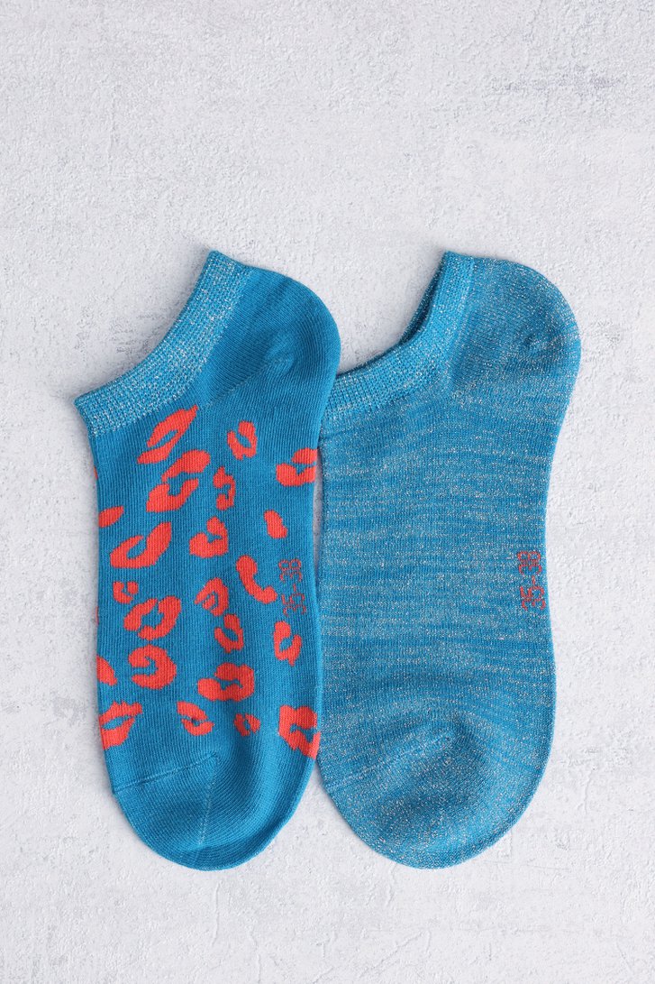 Chaussettes à paillettes et imprimé  - Set de 2 de Liberty Island pour Femmes