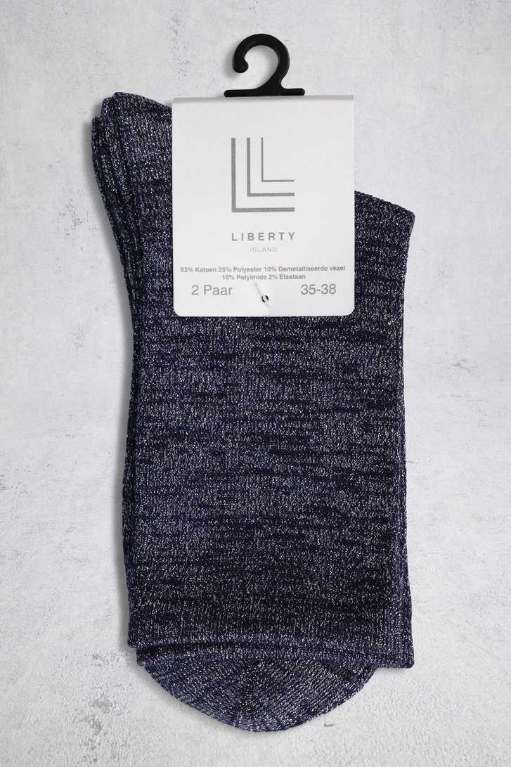 Photo produit 1 de Chaussettes argentées  de Liberty Island pour Femmes