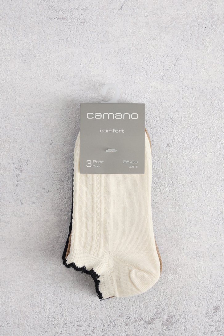 Photo produit 1 de Chaussettes basses - 3 paires de Camano pour Femmes