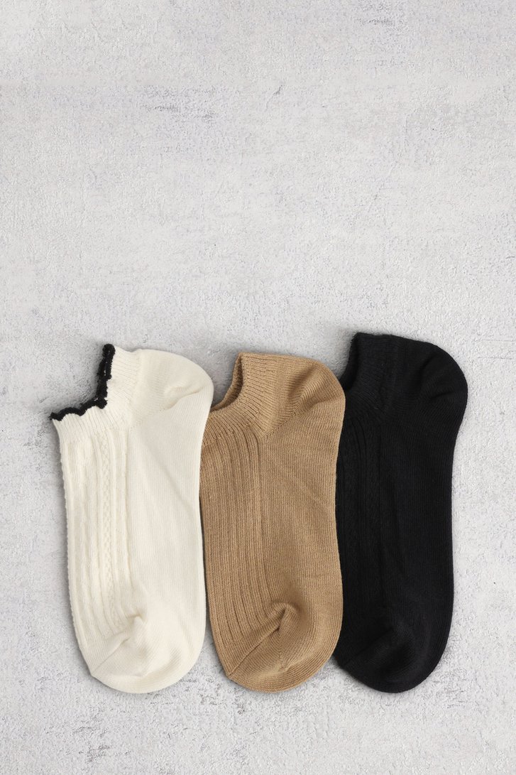 Le devant de Chaussettes basses - 3 paires de Camano pour Femmes