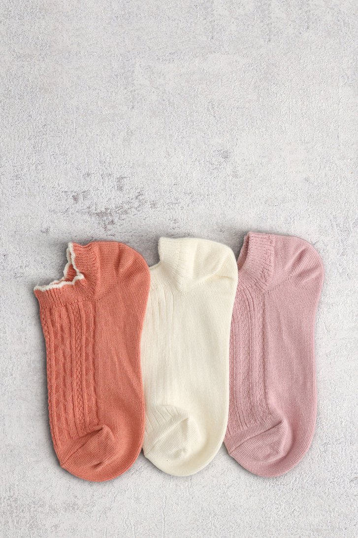 Le devant de Chaussettes basses - 3 paires de Camano pour Femmes
