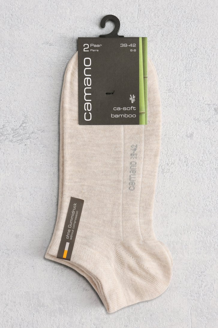 Chaussettes beiges - 2 paires de Camano pour Hommes