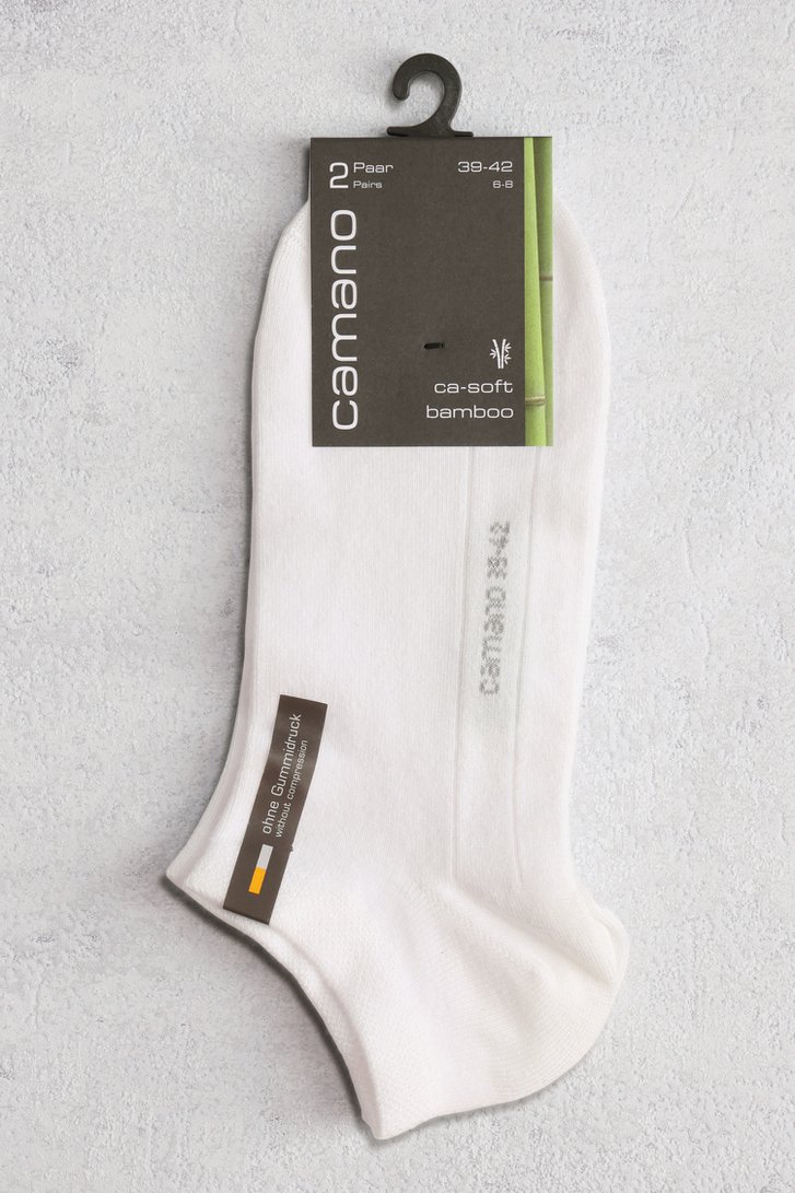 Chaussettes blanches - 2 paires de Camano pour Hommes