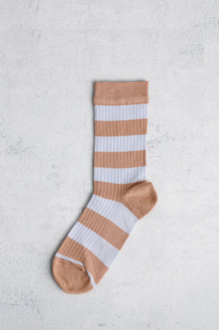 Chaussettes bleu clair-beige de MP Denmark pour Femmes
