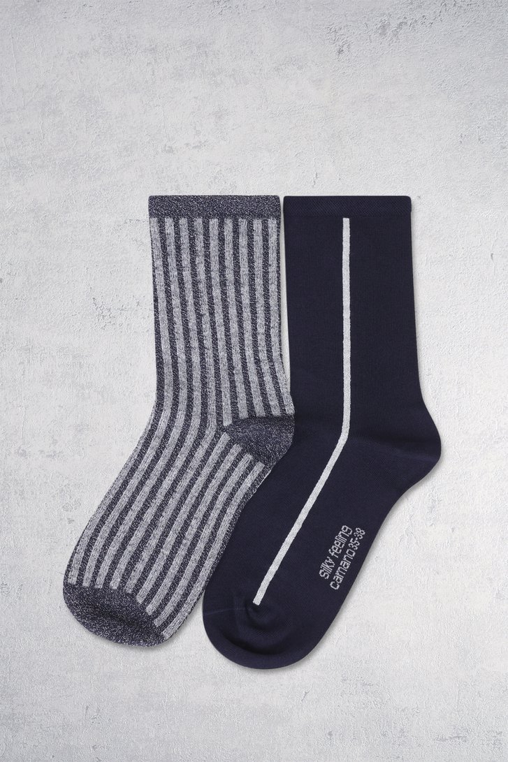 Chaussettes bleues - 2 paires de Camano pour Femmes