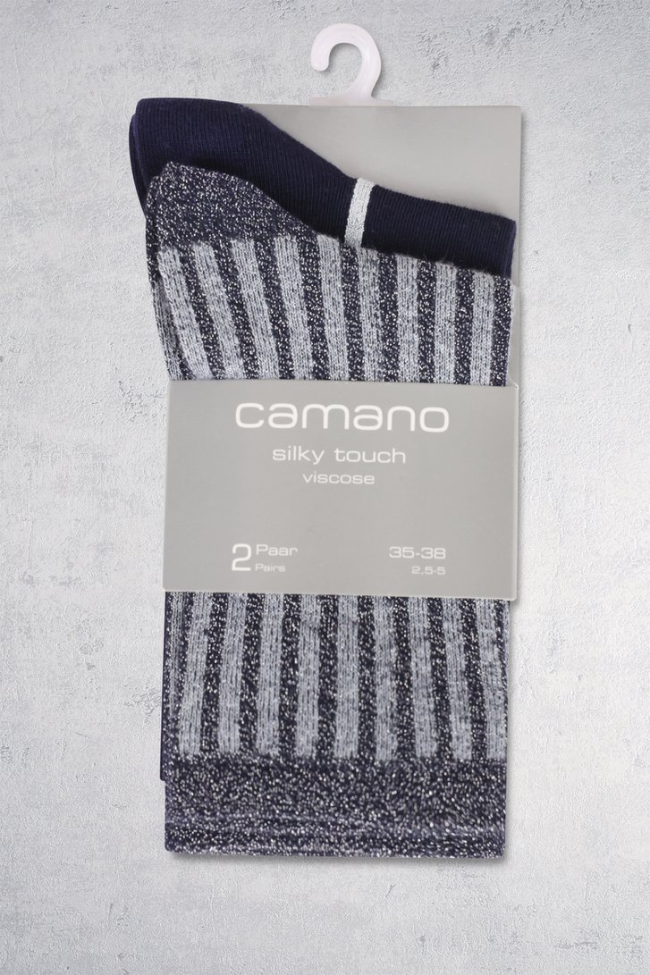 Chaussettes bleues - 2 paires de Camano pour Femmes