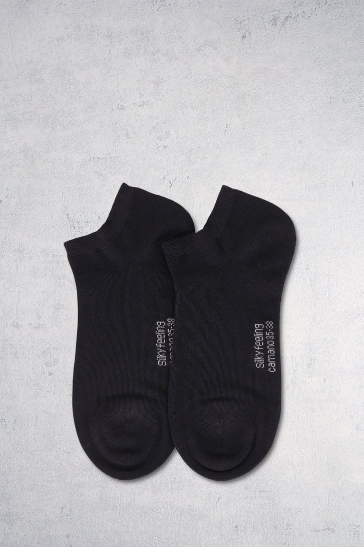 Chaussettes de cheville noires de Camano pour Femmes