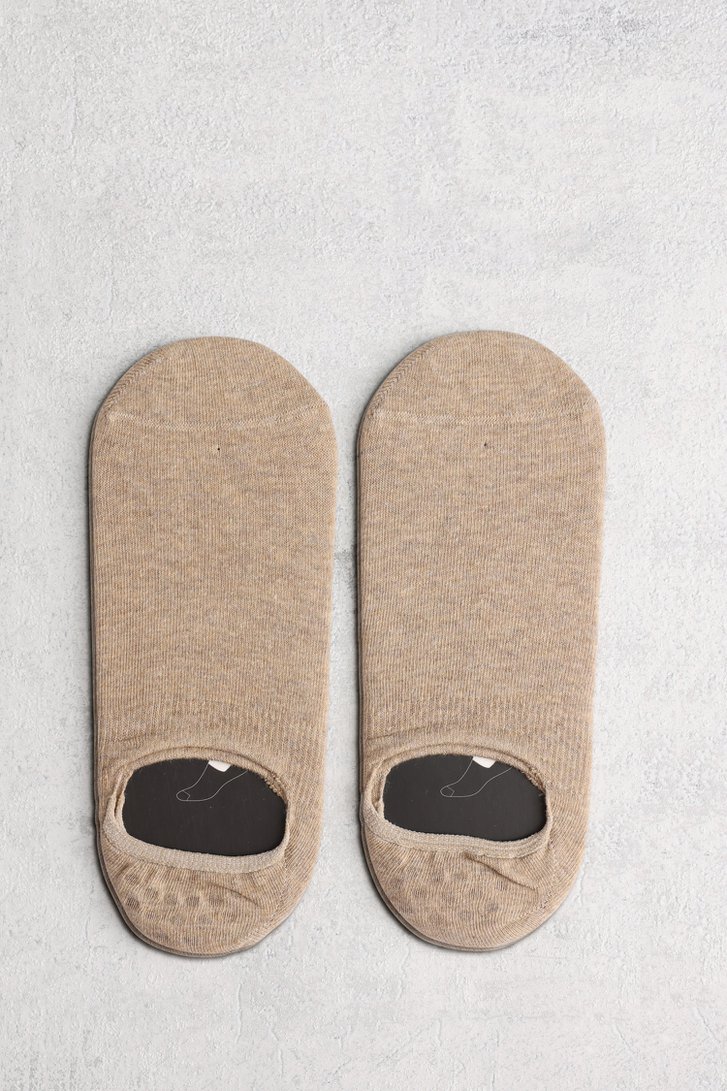 Chaussettes footies beiges - 2 paires de Camano pour Hommes