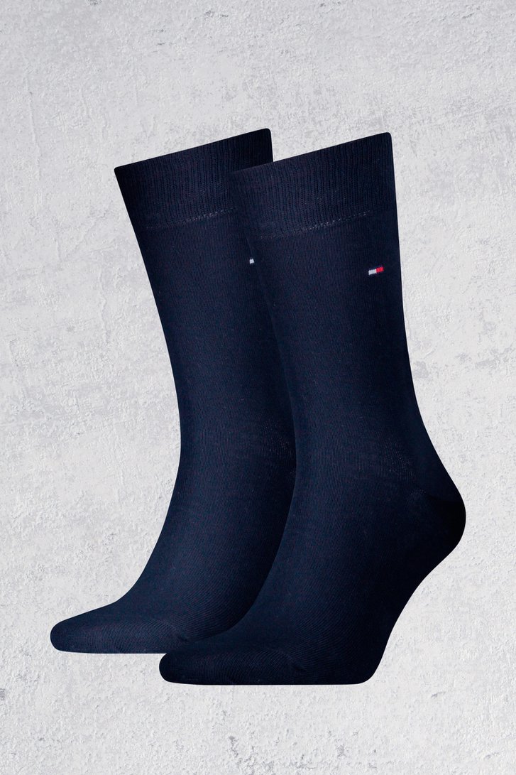 Chaussettes longues bleues - 2 paires de Tommy Hilfiger pour Hommes