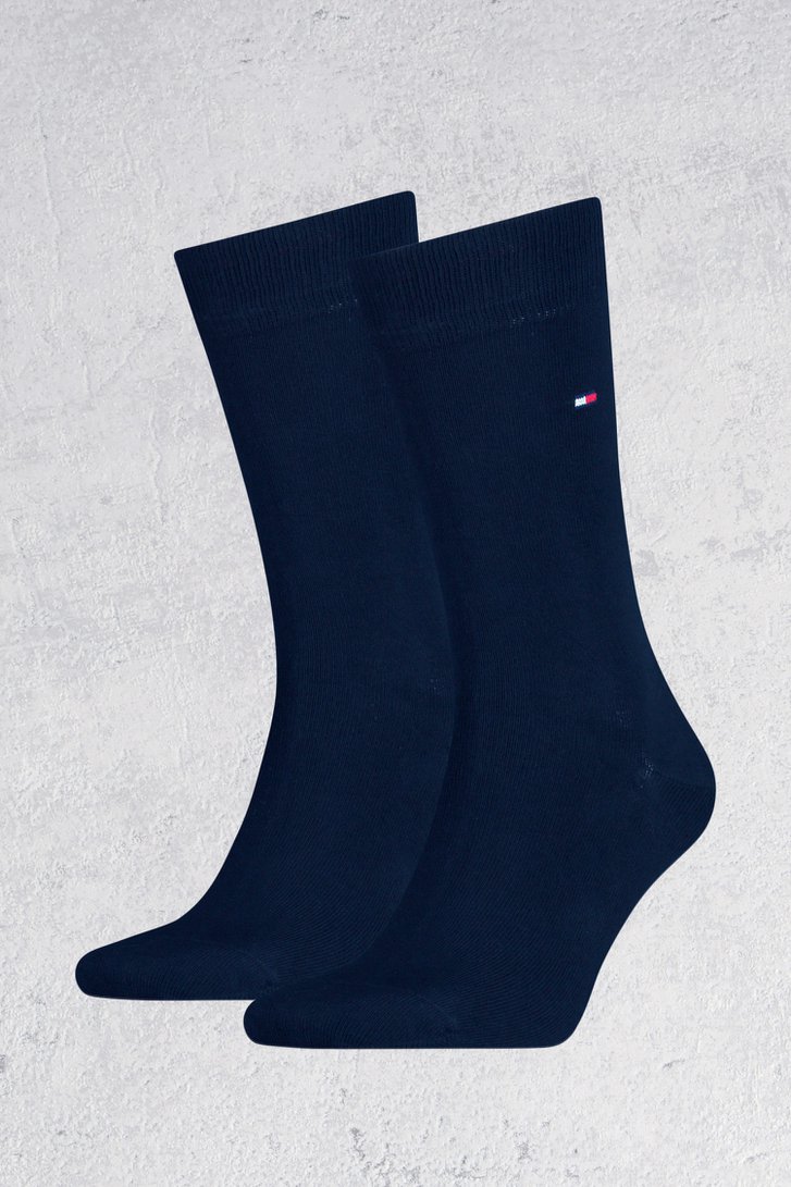 Chaussettes longues marine - 2 paires de Tommy Hilfiger pour Hommes