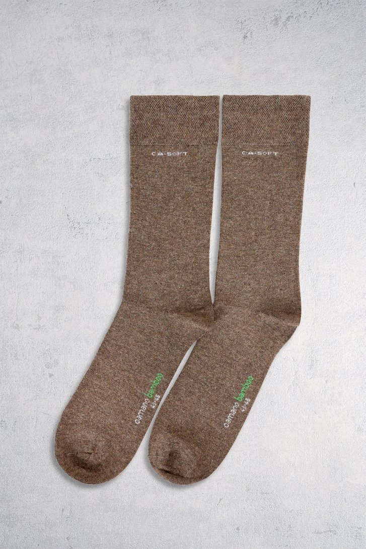 Chaussettes longues marron - 2 paires de Camano pour Hommes